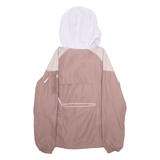 COLUMBIA Womens Wax Jacket Pink Hooded Colourblock M