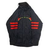 ADIDAS Equipment Mens Ski Coat Black Hooded M