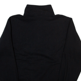 CHAMPION Pacific Mens Sweatshirt Black 1/4 Zip USA S