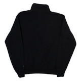 CHAMPION Chabot College Mens Sweatshirt Black 1/4 Zip M