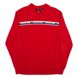 NIKE SB Mens Sweatshirt Red Collared S