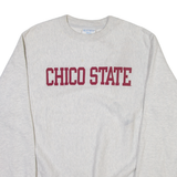 CHAMPION REVERSE WEAVE Chico State Mens Sweatshirt Grey S