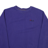FILA Womens Sweatshirt Purple S
