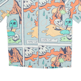 ZARA Mens Shirt Grey Crazy Pattern XL