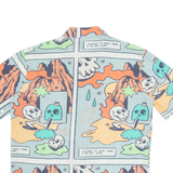 ZARA Mens Shirt Grey Crazy Pattern XL