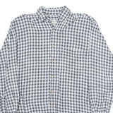 HAPPY LIFE Mens Shirt Black Check Long Sleeve S