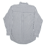 HAPPY LIFE Mens Shirt Black Check Long Sleeve S
