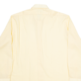 ACKERMAN Mens Plain Shirt Orange Long Sleeve M