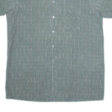 RETRECI Mens Shirt Green Check L