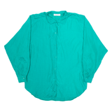 ROBERTO RIVA Mens Shirt Green Viscose Check Long Sleeve XL