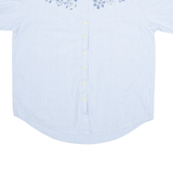 SCHILD Womens Plain Shirt Blue Floral XL