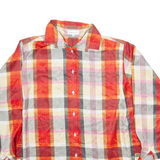 BEATRICE Womens Shirt Red Check Long Sleeve XL