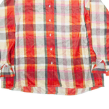 BEATRICE Womens Shirt Red Check Long Sleeve XL