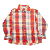 BEATRICE Womens Shirt Red Check Long Sleeve XL