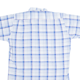 SAN MARCO Mens Shirt Blue Check M