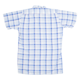 SAN MARCO Mens Shirt Blue Check M