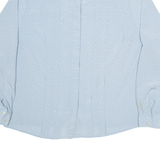 SOMMERMAN Womens Shirt Blue Geometric Long Sleeve M