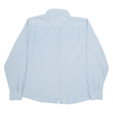 SOMMERMAN Womens Shirt Blue Geometric Long Sleeve M