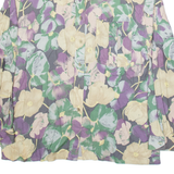 ACKERMAN Womens Shirt Beige Floral Long Sleeve M