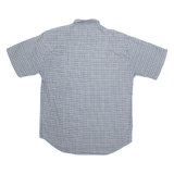 CANDA Mens Shirt Grey Check M