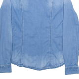 GUESS Womens Denim Shirt Blue Long Sleeve M