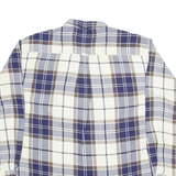 JACQUES BRITT Mens Shirt Blue Check Long Sleeve XL