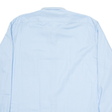FORMTREU Mens Plain Shirt Blue Long Sleeve XL