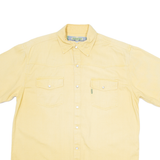 UNDERGROUND Mens Plain Shirt Yellow M