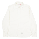 LEVI'S Mens Plain Shirt Cream Long Sleeve S
