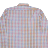Mens Shirt Red Check Long Sleeve L