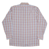 Mens Shirt Red Check Long Sleeve L