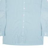 C&A Mens Shirt Blue Striped Long Sleeve M