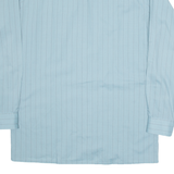 C&A Mens Shirt Blue Striped Long Sleeve M