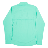 SHERPA Womens Plain Shirt Green Long Sleeve L