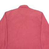 LE FROG Mens Plain Shirt Red Long Sleeve L
