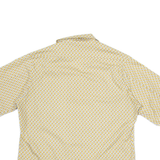 Womens Shirt Brown Geometric M