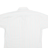 Mens Shirt White Striped L