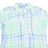 COLUMBIA Womens Shirt Green Check XL