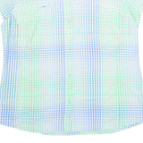 COLUMBIA Womens Shirt Green Check XL