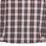LEVI'S Mens Shirt Red Check Long Sleeve L