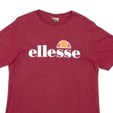 ELLESSE Womens T-Shirt Maroon UK 12