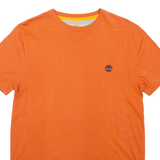 TIMBERLAND Slim Fit Mens T-Shirt Orange M