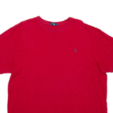 POLO RALPH LAUREN Mens T-Shirt Red XL