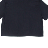 QUIKSILVER Cropped Oversized Womens T-Shirt Black XS