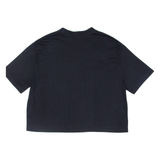 QUIKSILVER Cropped Oversized Womens T-Shirt Black XS