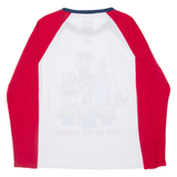 DISNEY Toy Story 4 Boys T-Shirt White Long Sleeve M
