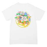 Mickey Mouse Christmas Womens T-Shirt White S