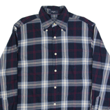 NAUTICA Mens Shirt Blue Check Long Sleeve S