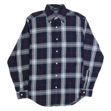 NAUTICA Mens Shirt Blue Check Long Sleeve S