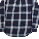 NAUTICA Mens Shirt Blue Check Long Sleeve S